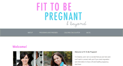 Desktop Screenshot of fittobepregnant.com